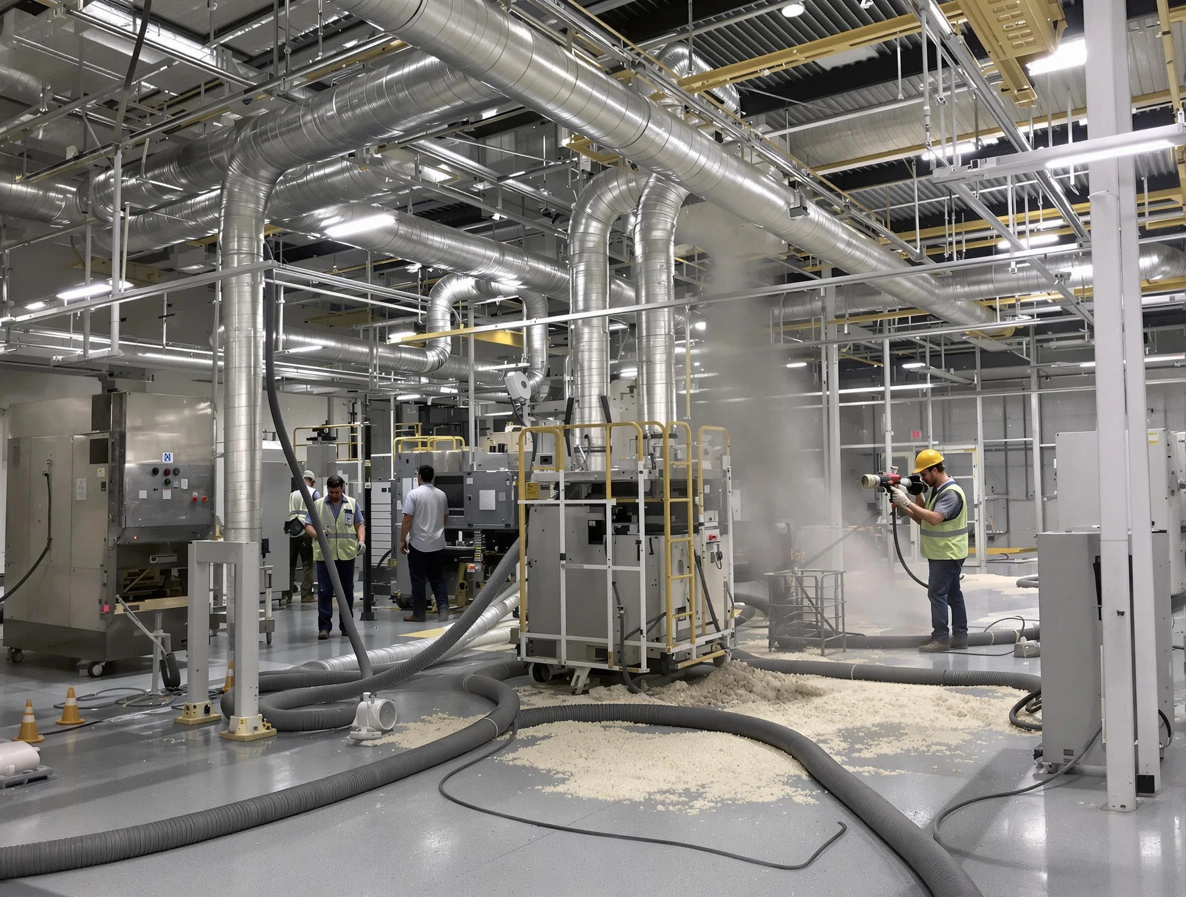 Heavy-duty industrial duct cleaning by Herriman Air Duct Cleaning in Herriman