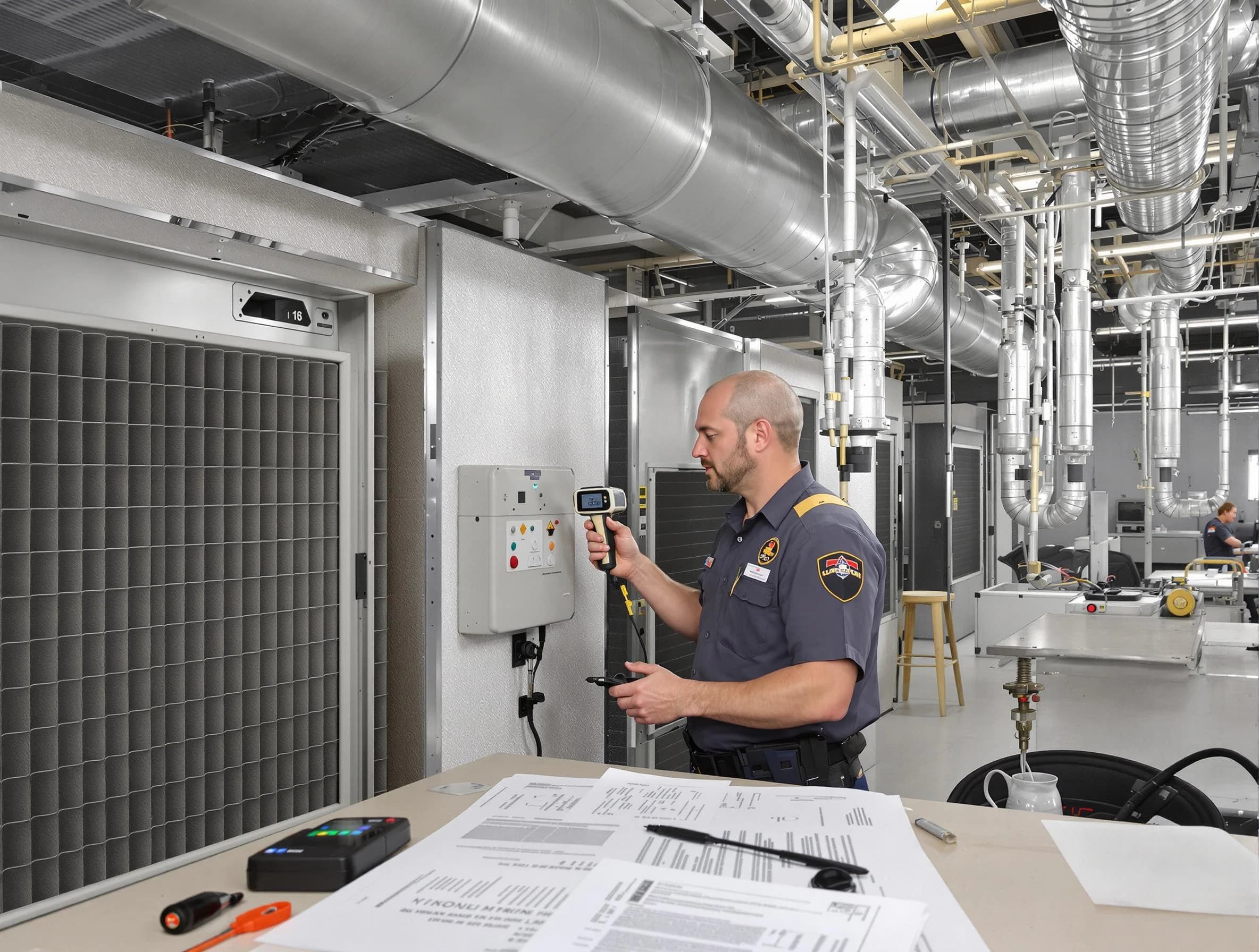 Professional filter system inspection by Herriman Air Duct Cleaning in Herriman