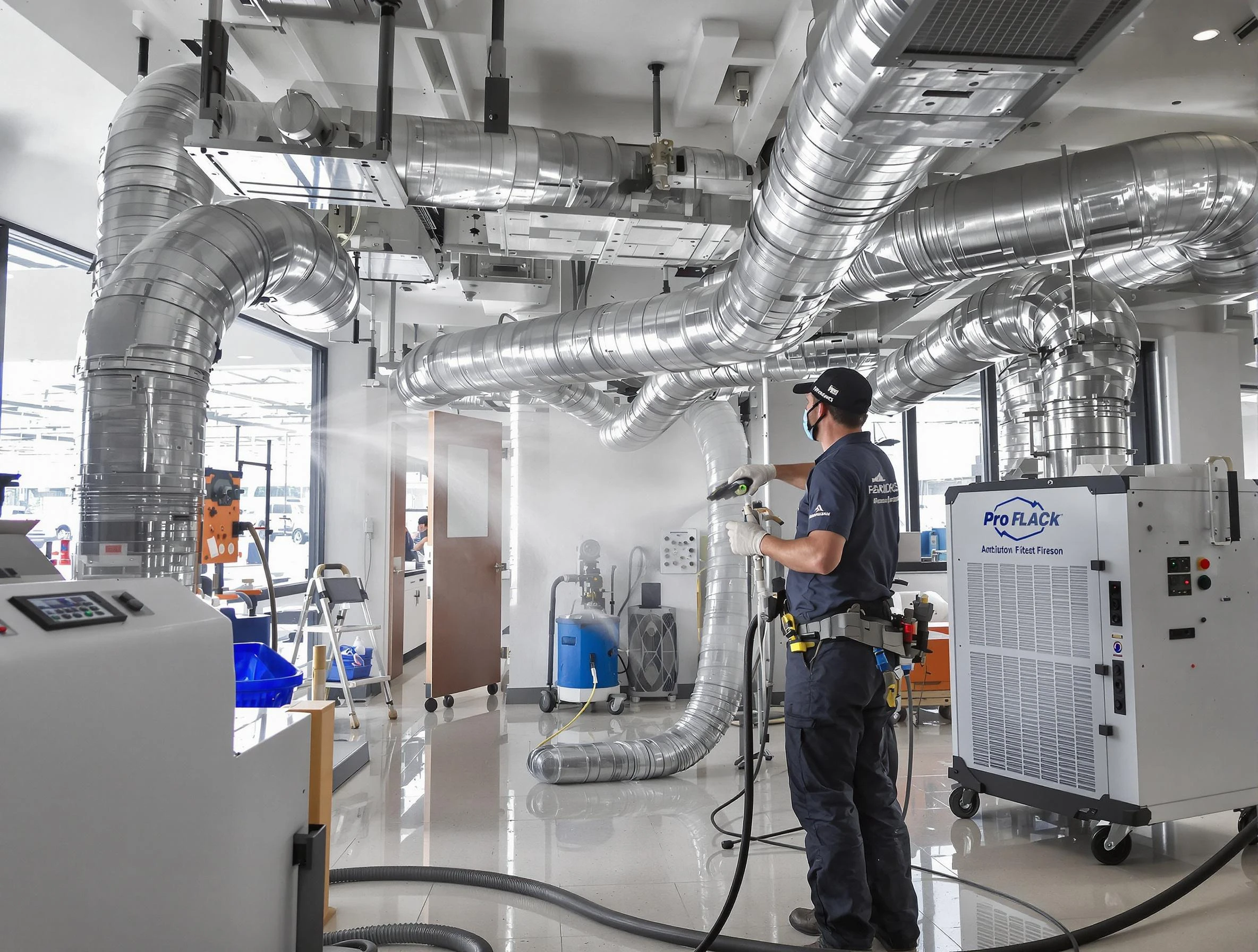 Negative Pressure Air Duct Cleaning in Herriman