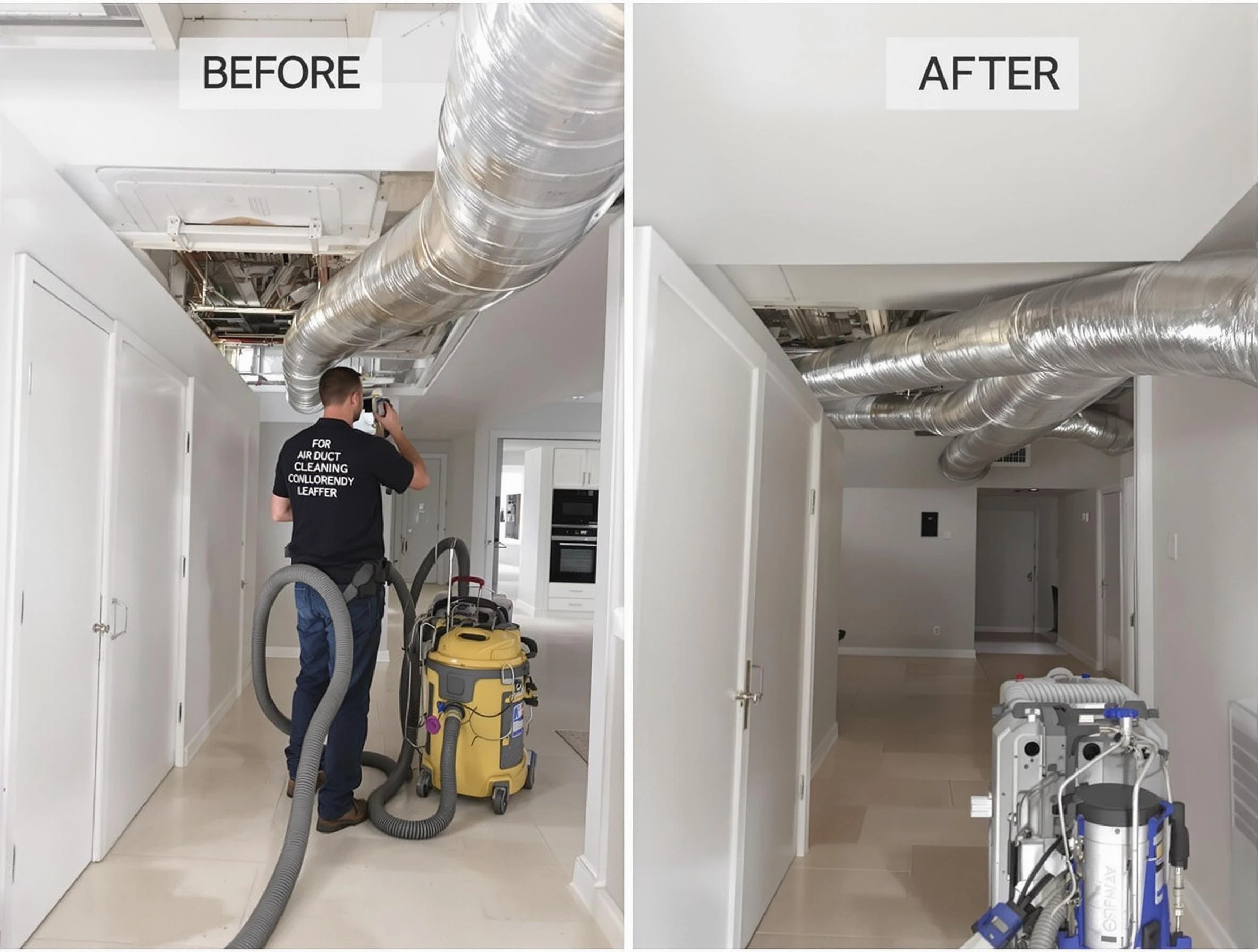 Herriman Air Duct Cleaning professional performing thorough air duct cleaning in Herriman