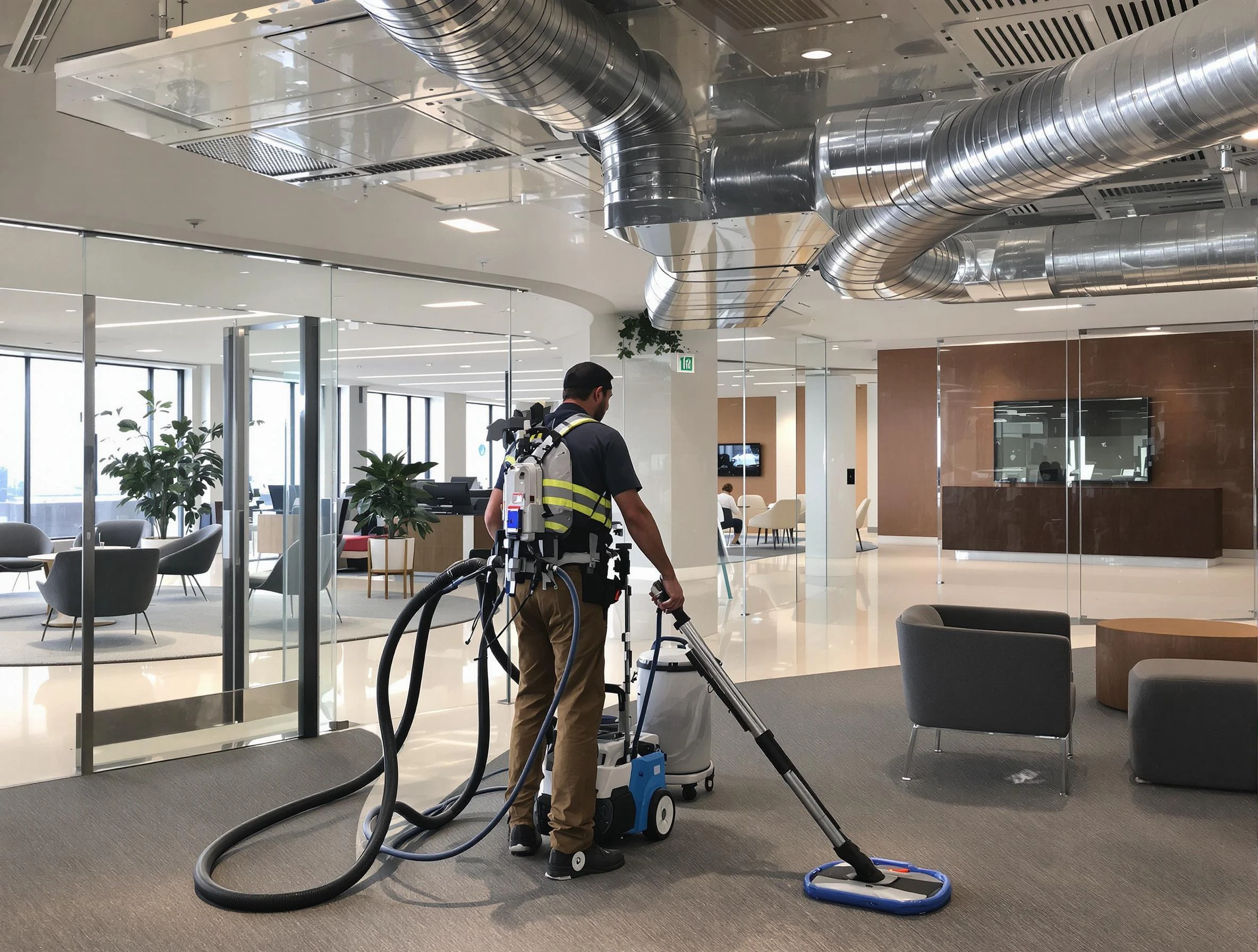 Commercial duct cleaning service by Herriman Air Duct Cleaning in Herriman